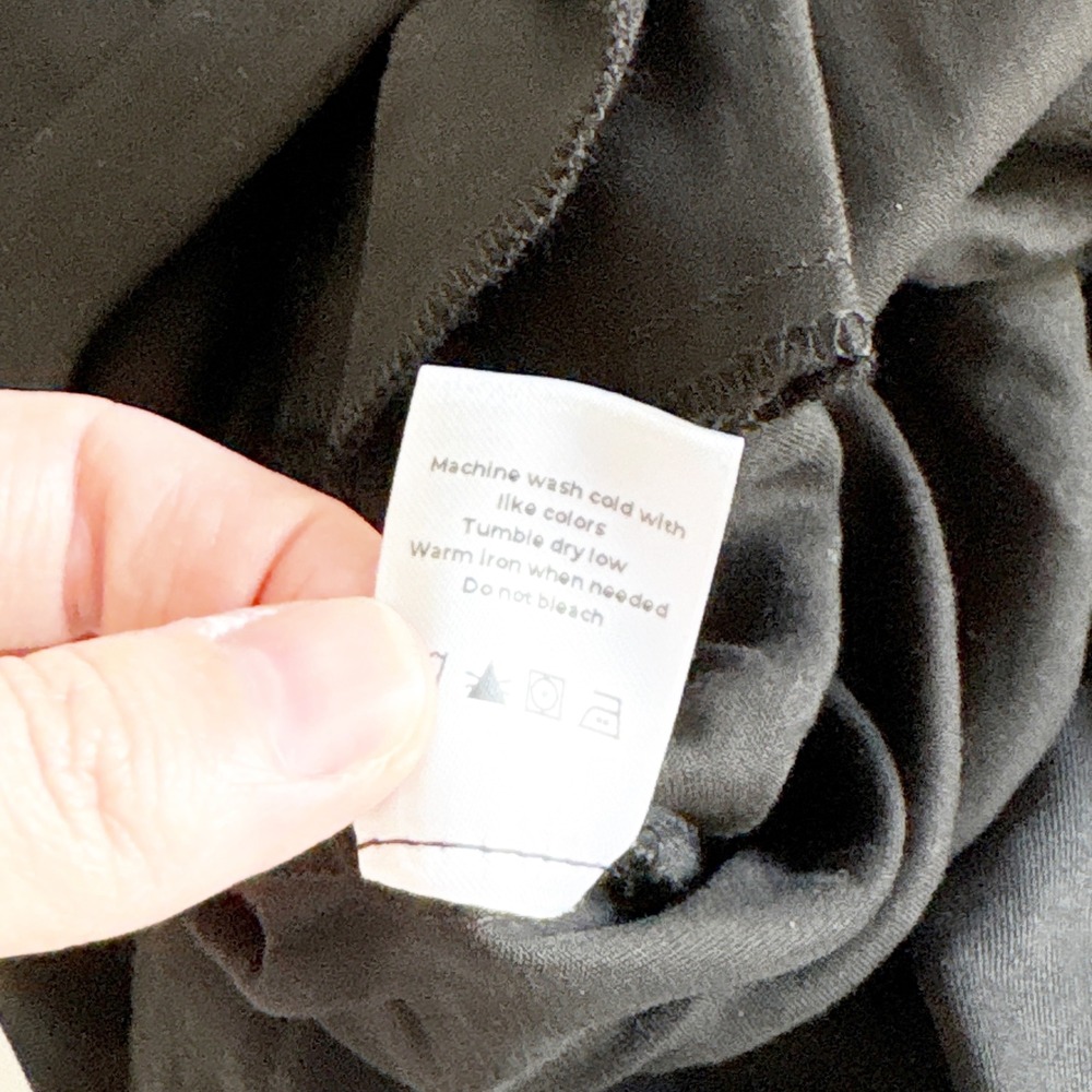 VETTA Womens Black Capsule Wardrobe Convertible Wrap Utility Midi Mini Skirt M - Picture 7 of 9